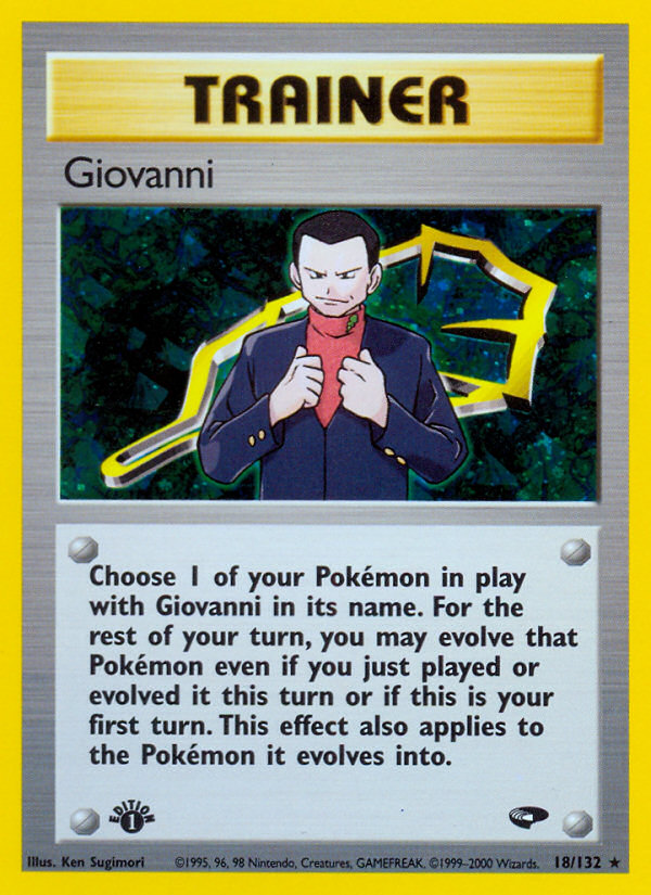 Giovanni (18/132) [Gym Challenge 1st Edition] | Enigma On Main