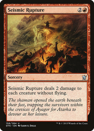 Seismic Rupture [Dragons of Tarkir] | Enigma On Main