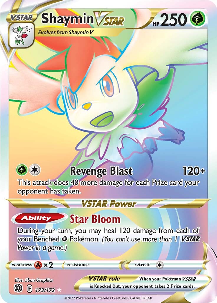 Shaymin VSTAR (173/172) [Sword & Shield: Brilliant Stars] | Enigma On Main