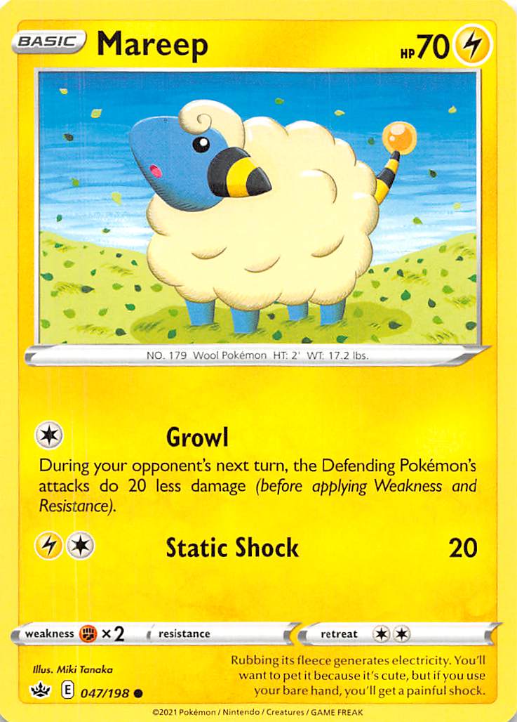 Mareep (047/198) [Sword & Shield: Chilling Reign] | Enigma On Main