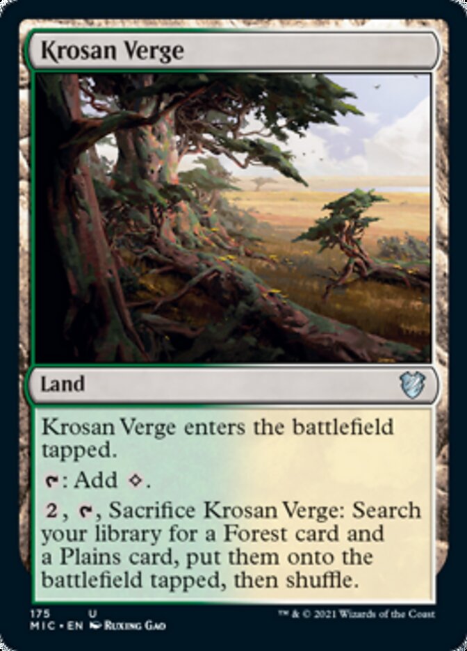 Krosan Verge [Innistrad: Midnight Hunt Commander] | Enigma On Main