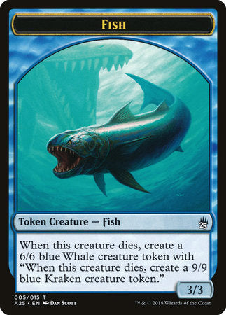 Fish Token (005) [Masters 25 Tokens] | Enigma On Main