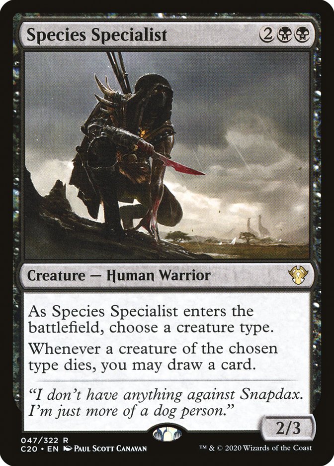 Species Specialist [Commander 2020] | Enigma On Main