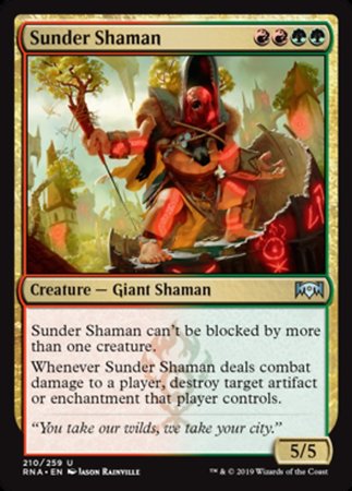 Sunder Shaman [Ravnica Allegiance] | Enigma On Main