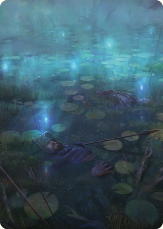 The Dead Marshes Art Card [The Lord of the Rings: Tales of Middle-earth Art Series] | Enigma On Main