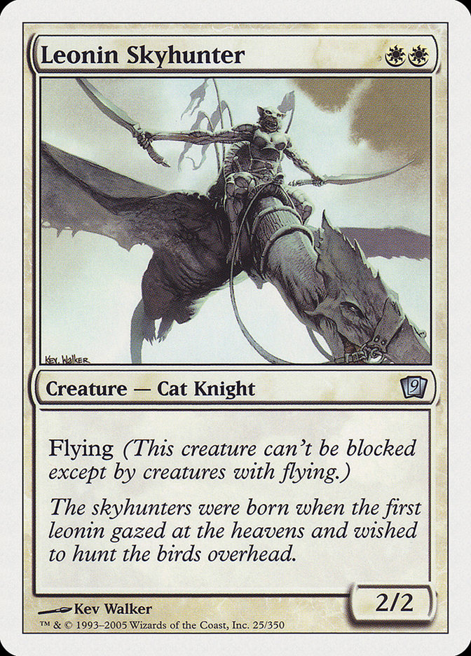 Leonin Skyhunter [Ninth Edition] | Enigma On Main