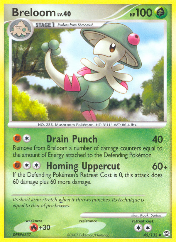 Breloom (45/132) [Diamond & Pearl: Secret Wonders] | Enigma On Main