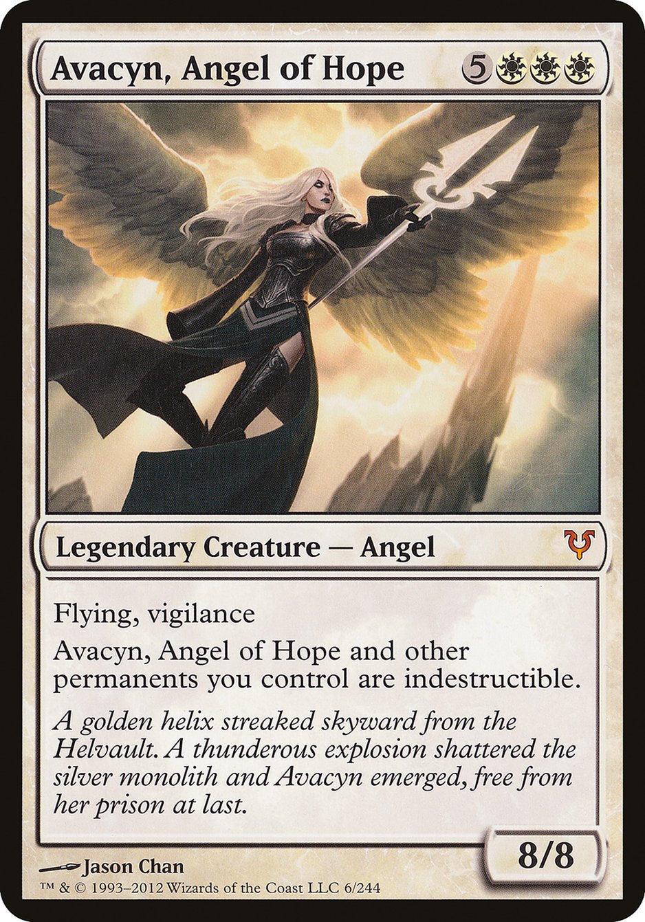 Avacyn, Angel of Hope (Oversized) [Open the Helvault] | Enigma On Main