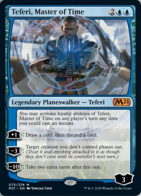 Teferi, Master of Time [Core Set 2021] | Enigma On Main