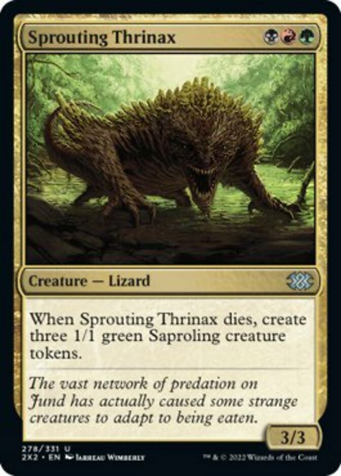 Sprouting Thrinax [Double Masters 2022] | Enigma On Main