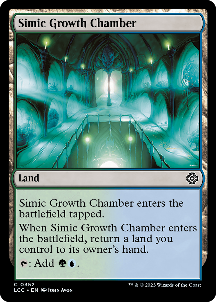 Simic Growth Chamber [The Lost Caverns of Ixalan Commander] | Enigma On Main