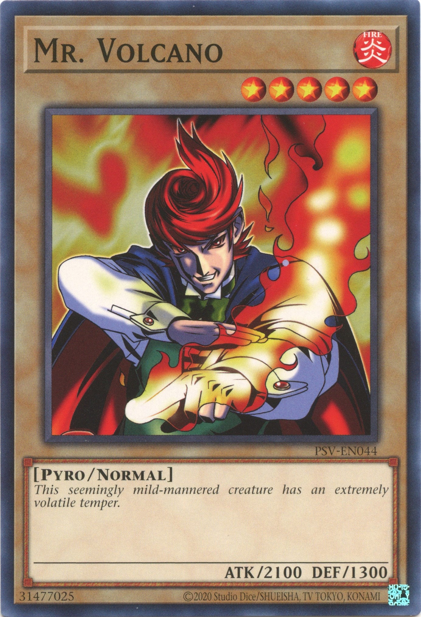 Mr. Volcano (25th Anniversary) [PSV-EN044] Common | Enigma On Main