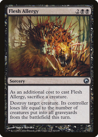 Flesh Allergy [Scars of Mirrodin] | Enigma On Main