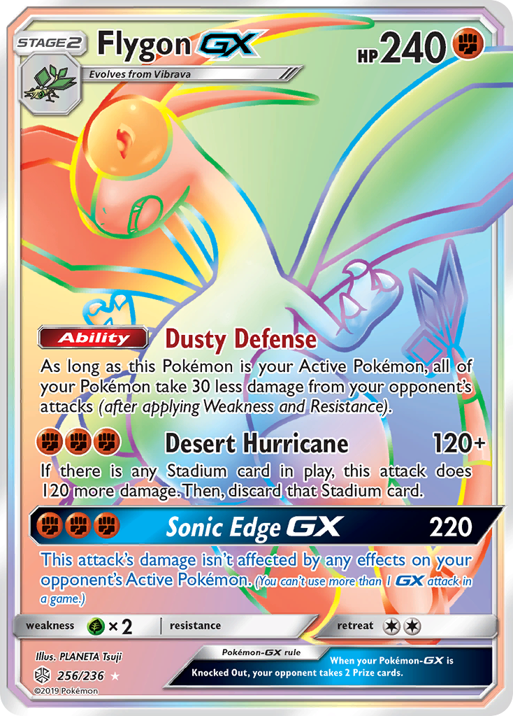 Flygon GX (256/236) [Sun & Moon: Cosmic Eclipse] | Enigma On Main