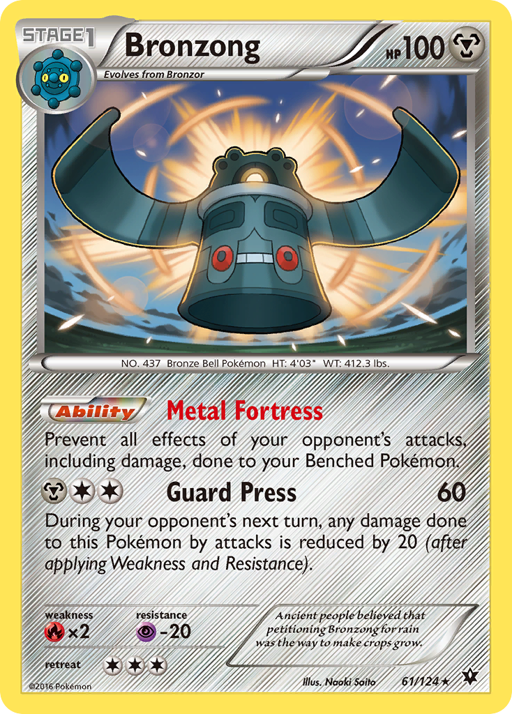 Bronzong (61/124) [XY: Fates Collide] | Enigma On Main