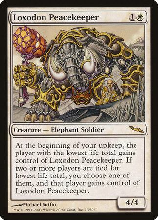 Loxodon Peacekeeper [Mirrodin] | Enigma On Main