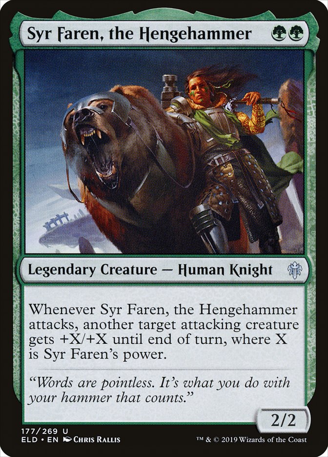 Syr Faren, the Hengehammer [Throne of Eldraine] | Enigma On Main