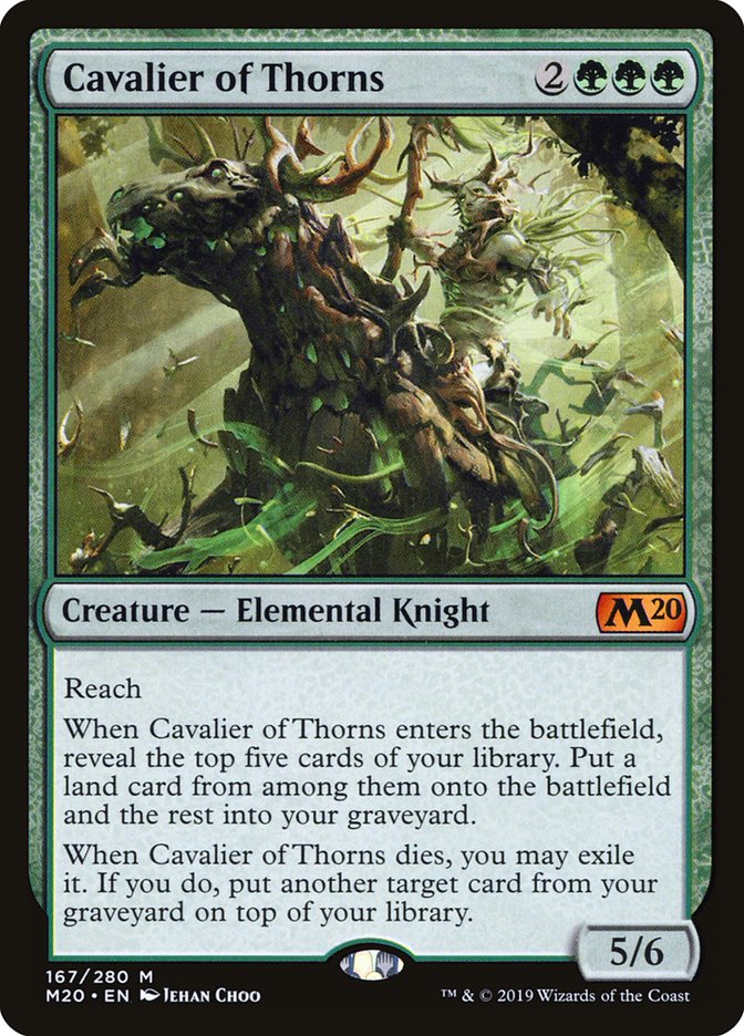 Cavalier of Thorns [Core Set 2020] | Enigma On Main