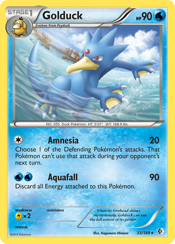 Golduck (35/149) [Black & White: Boundaries Crossed] | Enigma On Main