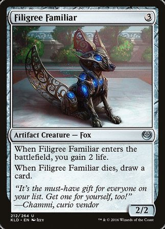 Filigree Familiar [Kaladesh] | Enigma On Main