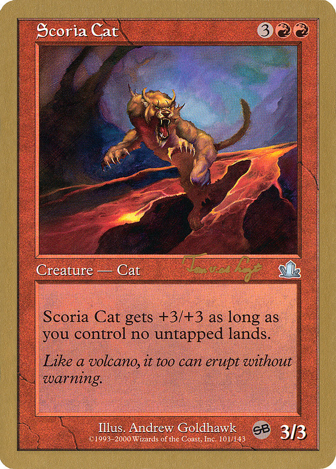 Scoria Cat (Tom van de Logt) (SB) [World Championship Decks 2001] | Enigma On Main