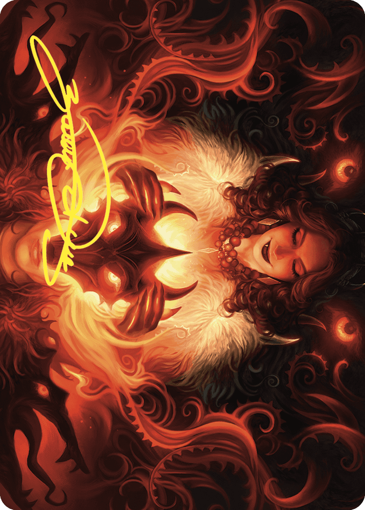 Witch's Mark Art Card (Gold-Stamped Signature) [Wilds of Eldraine Art Series] | Enigma On Main