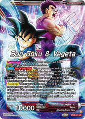 Son Goku & Vegeta // SS4 Son Goku & SS4 Vegeta, In It Together (BT18-001) [Dawn of the Z-Legends Prerelease Promos] | Enigma On Main