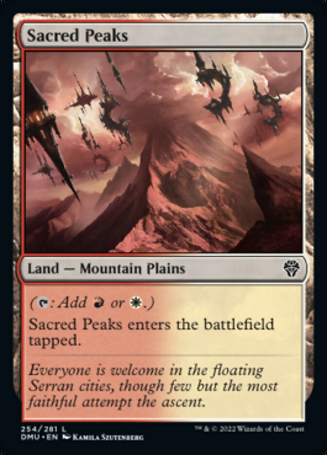 Sacred Peaks [Dominaria United] | Enigma On Main