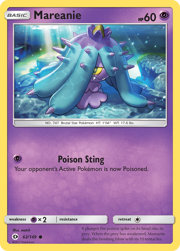 Mareanie (62/149) [Sun & Moon: Base Set] | Enigma On Main