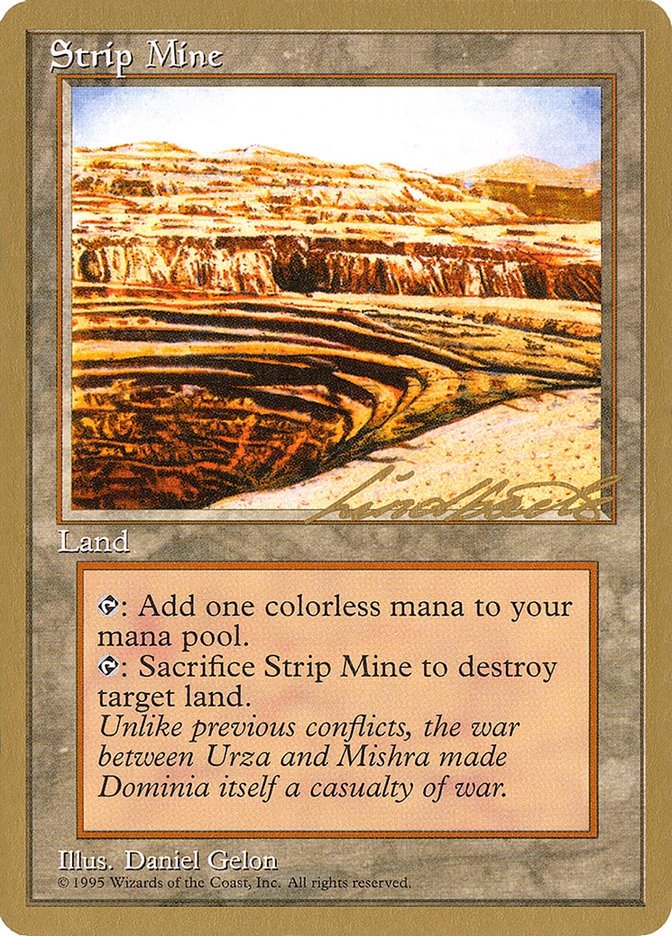 Strip Mine (Leon Lindback) [Pro Tour Collector Set] | Enigma On Main