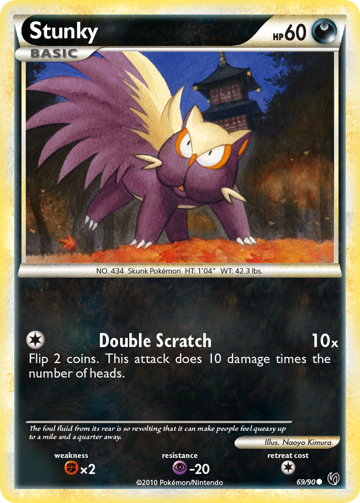 Stunky (69/90) [HeartGold & SoulSilver: Undaunted] | Enigma On Main