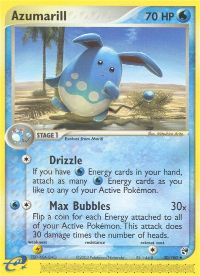 Azumarill (30/100) [EX: Sandstorm] | Enigma On Main