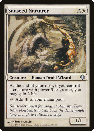 Sunseed Nurturer [Shards of Alara] | Enigma On Main