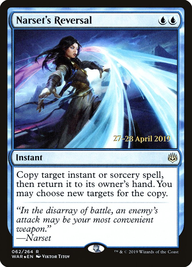 Narset's Reversal  [War of the Spark Prerelease Promos] | Enigma On Main