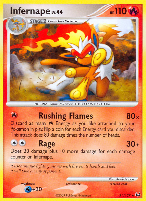 Infernape (31/127) [Platinum: Base Set] | Enigma On Main