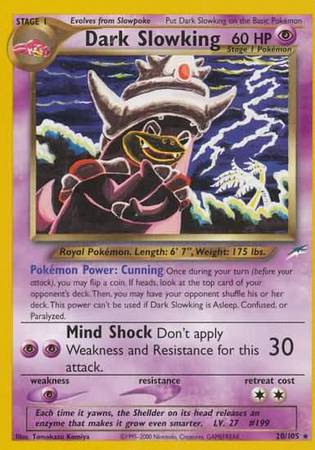 Dark Slowking (20/105) [Neo Destiny Unlimited] | Enigma On Main