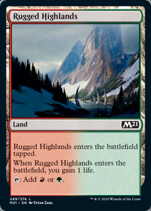 Rugged Highlands [Core Set 2021] | Enigma On Main