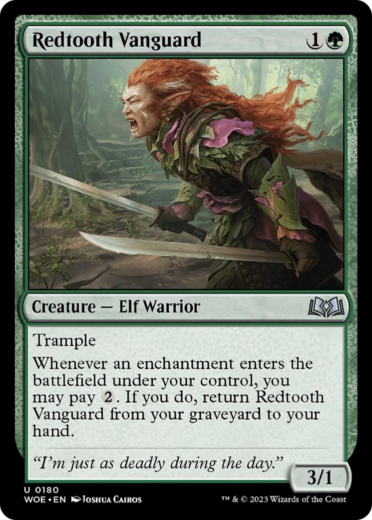 Redtooth Vanguard [Wilds of Eldraine] | Enigma On Main