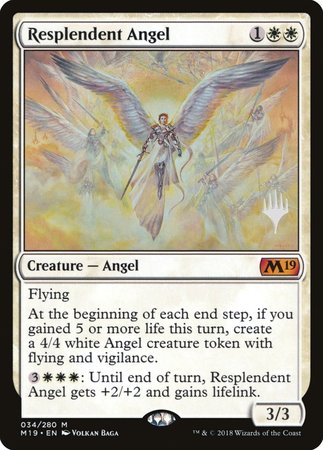 Resplendent Angel [Core Set 2019 Promos] | Enigma On Main