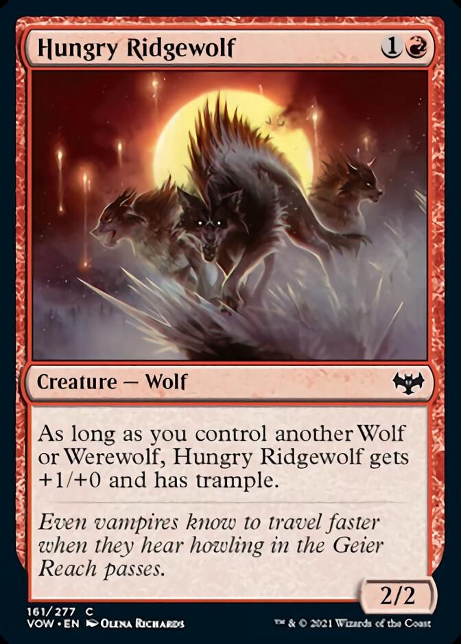 Hungry Ridgewolf [Innistrad: Crimson Vow] | Enigma On Main