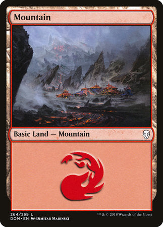 Mountain (264) [Dominaria] | Enigma On Main