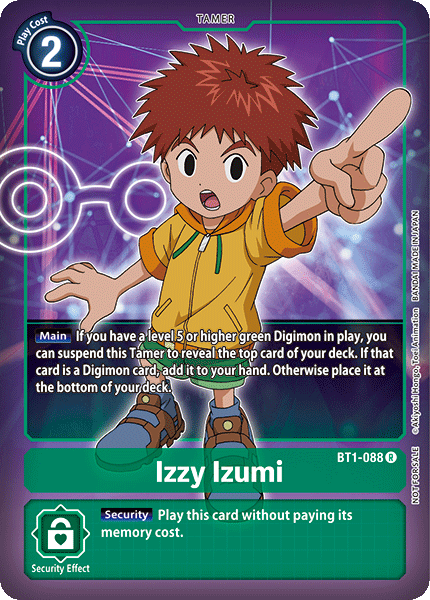 Izzy Izumi [BT1-088] (Buy-A-Box Promo) [Release Special Booster Ver.1.0 Promos] | Enigma On Main