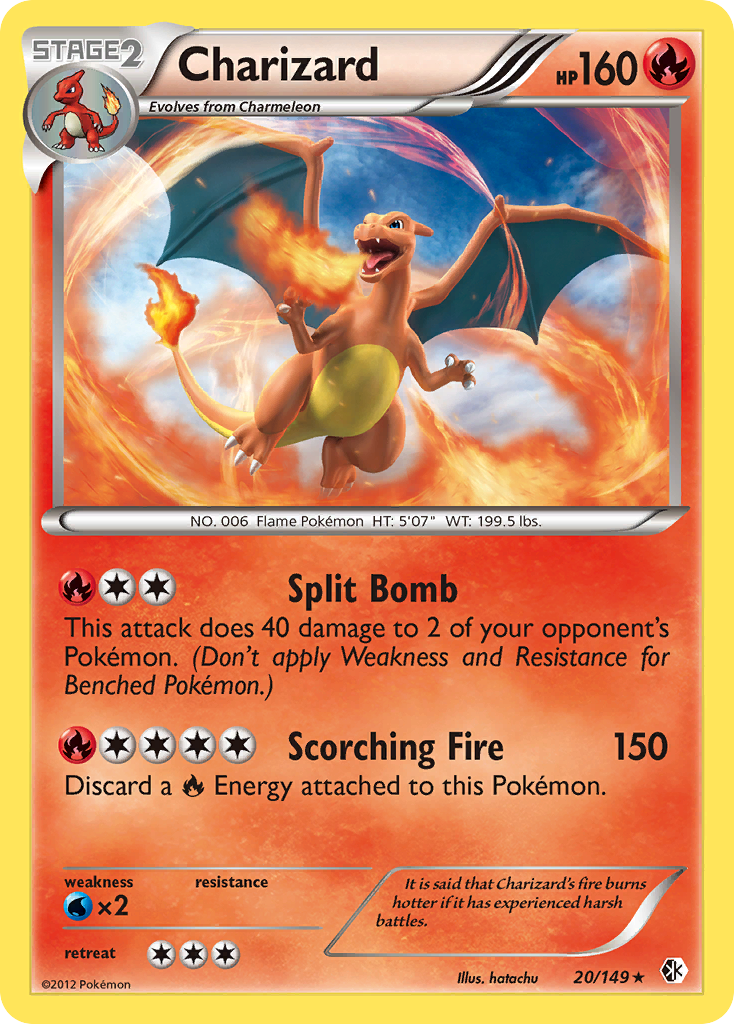 Charizard (20/149) [Black & White: Boundaries Crossed] | Enigma On Main