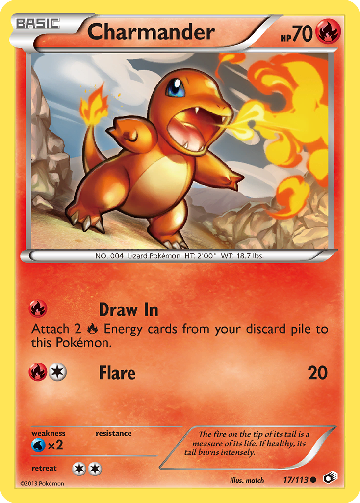 Charmander (17/113) [Black & White: Legendary Treasures] | Enigma On Main