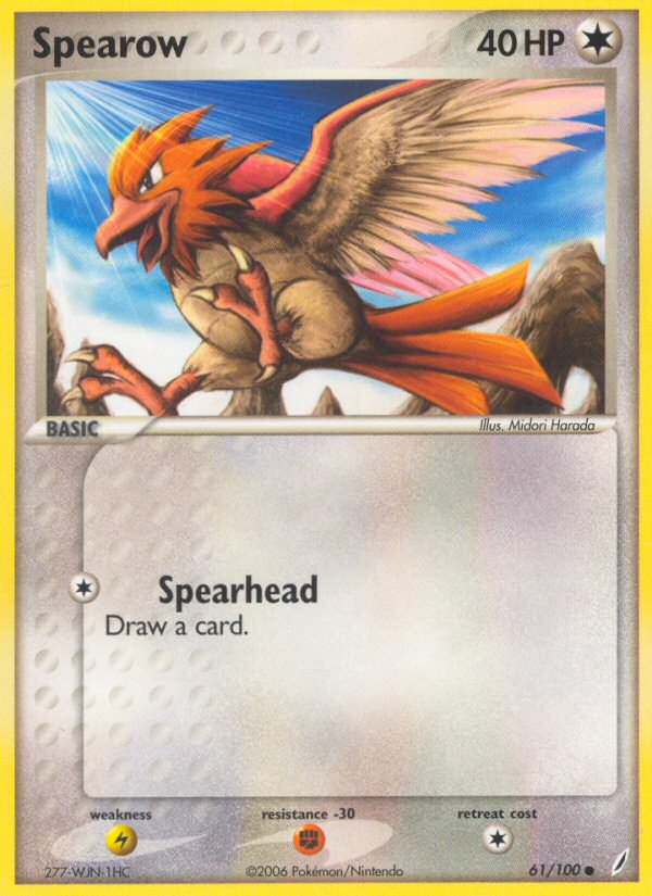 Spearow (61/100) [EX: Crystal Guardians] | Enigma On Main