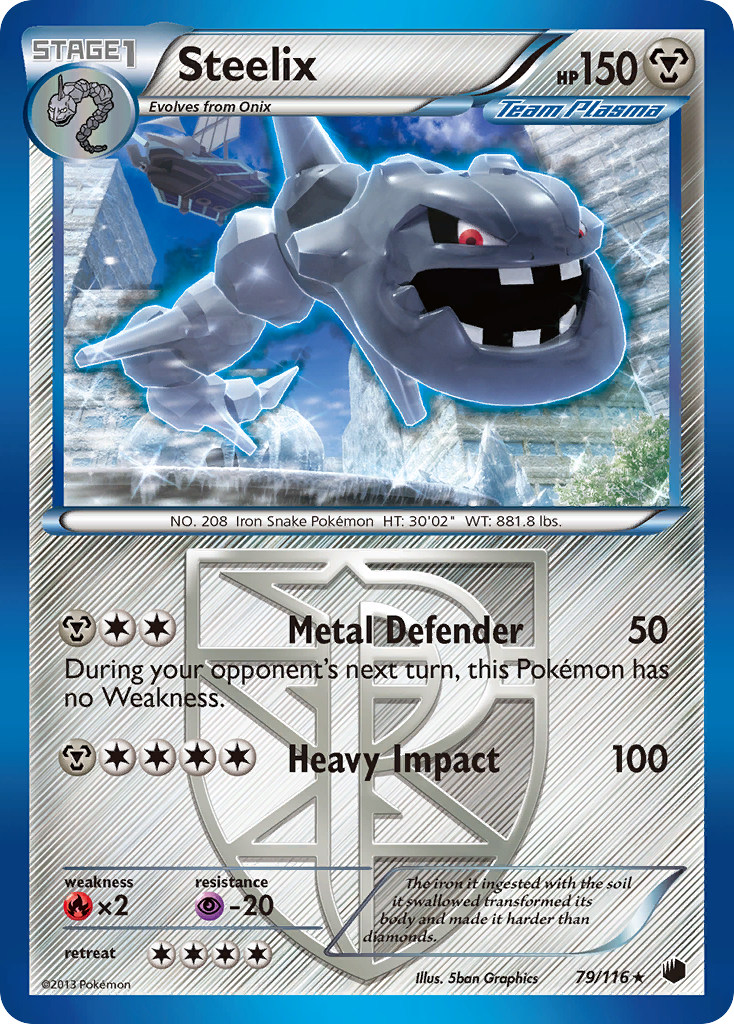 Steelix (79/116) [Black & White: Plasma Freeze] | Enigma On Main