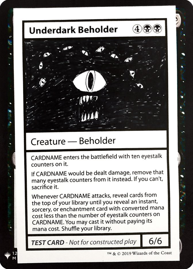 Underdark Beholder [Mystery Booster Playtest Cards] | Enigma On Main