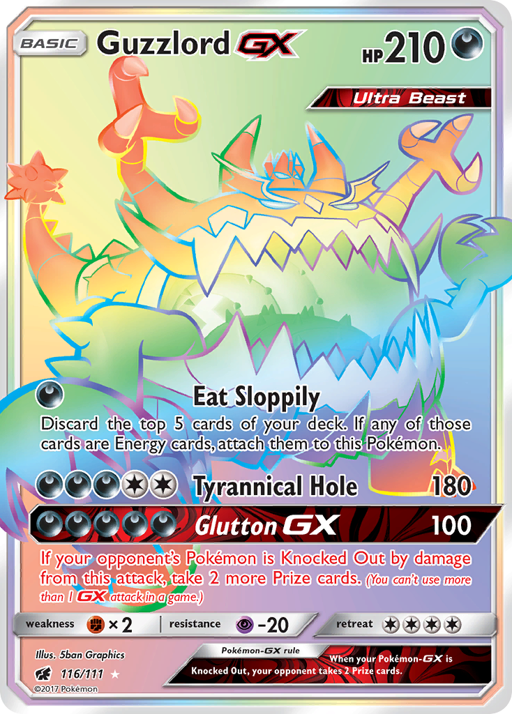 Guzzlord GX (116/111) [Sun & Moon: Crimson Invasion] | Enigma On Main