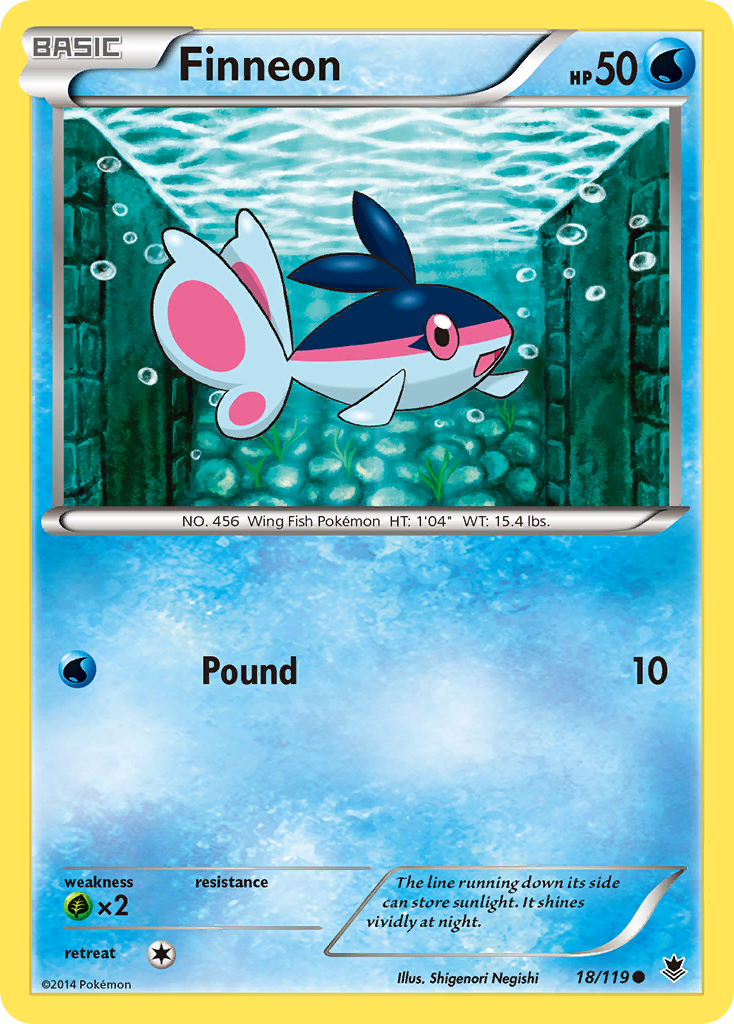 Finneon (18/119) [XY: Phantom Forces] | Enigma On Main