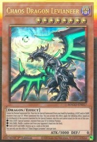 Chaos Dragon Levianeer (Alternate Art) [MAGO-EN017] Gold Rare | Enigma On Main